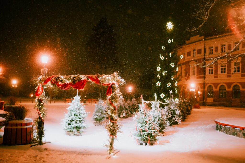 Christmas Alley in Cēsis